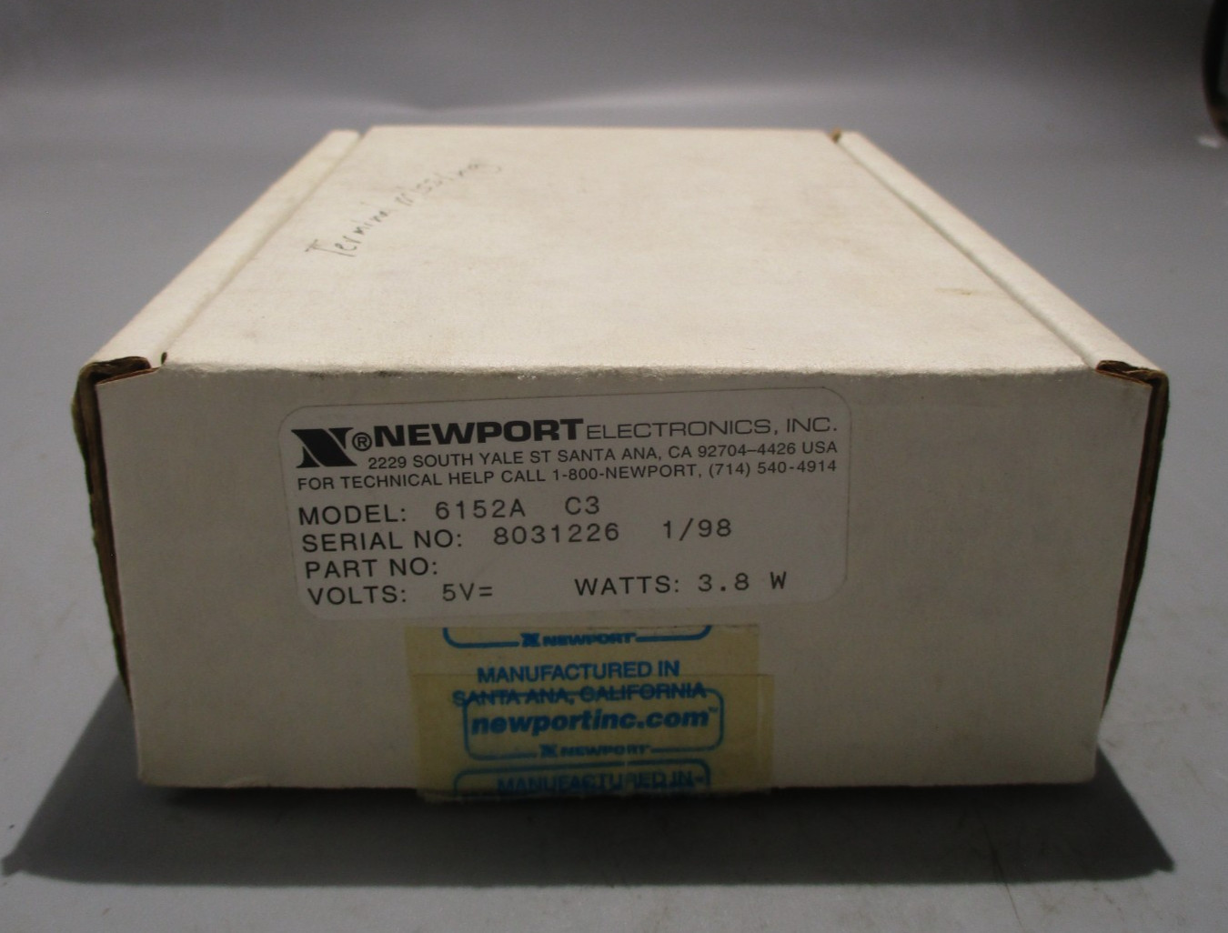 NEW NEWPORT 6152A-C3 PANEL METER