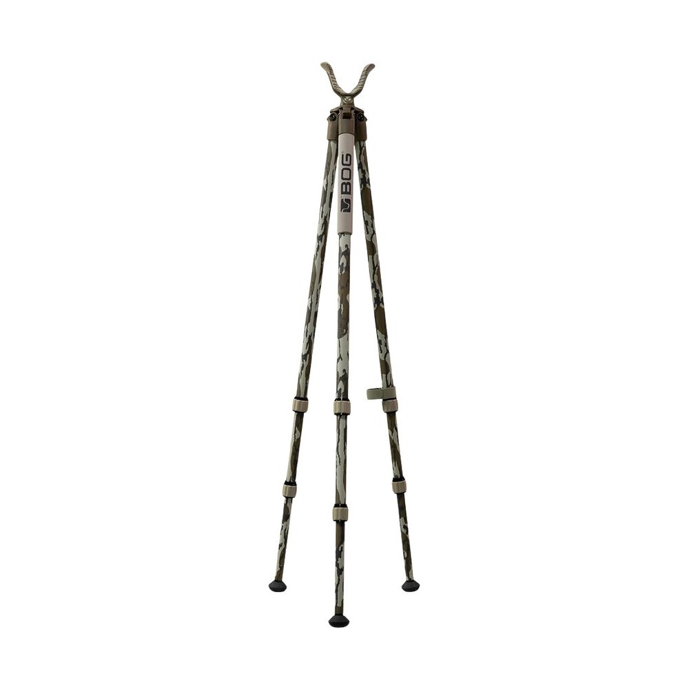 BOG DeadShot Tripod Hunting Shooting Stick, Mossy Oak Bottomland - 1237289