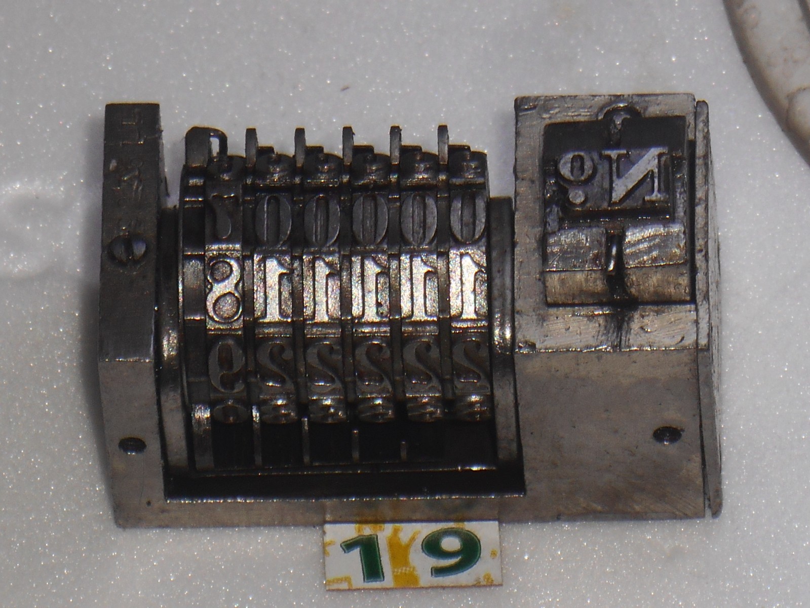 WETTER | letterpress numbering machine | 19