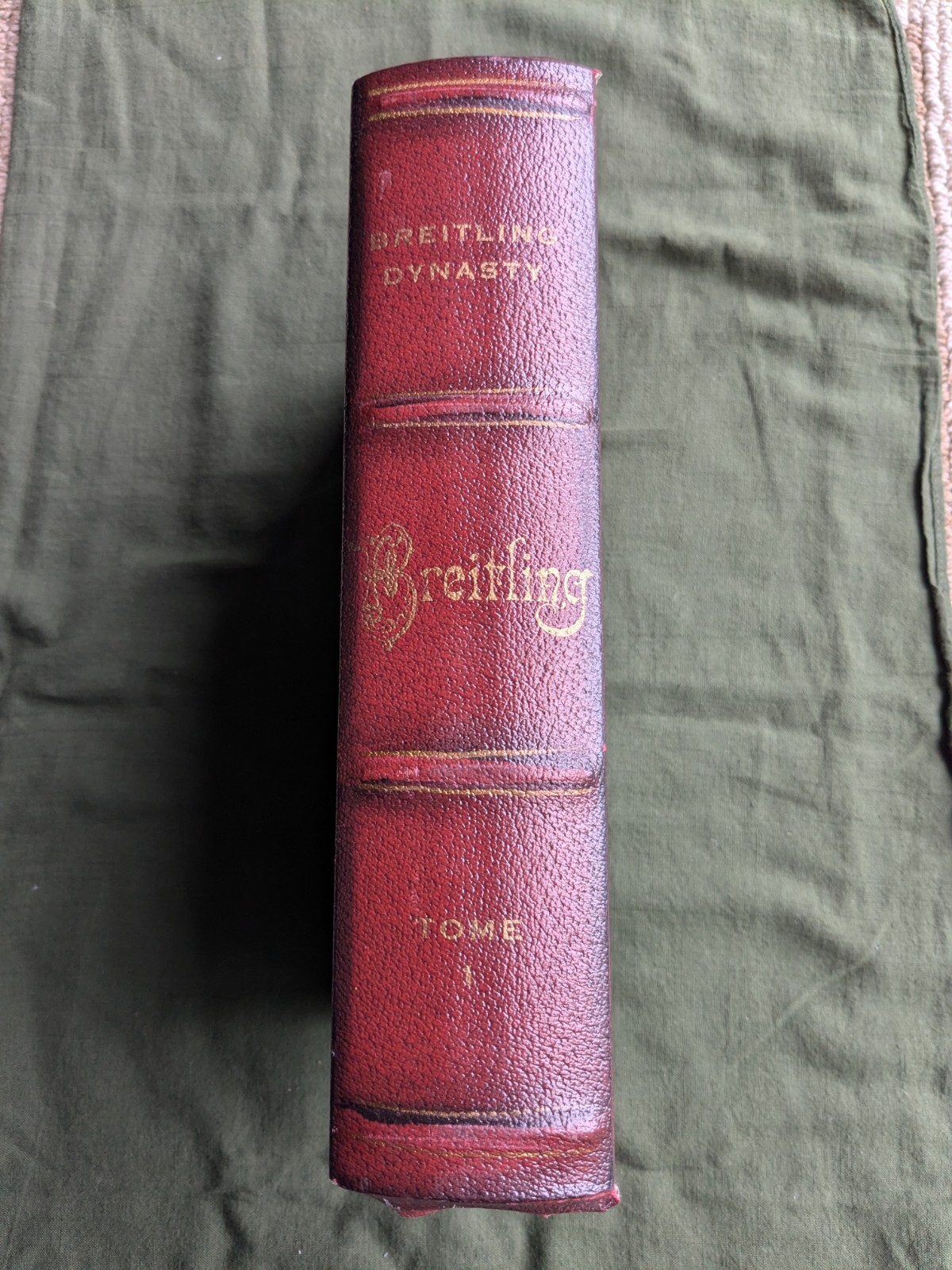 Breitling Book Safe Lock Box (Broken Lock, No Key)