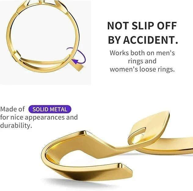 Ring Guard Set for Loose Rings 12 Pack Invisible Size Adjuster for Any Ring...