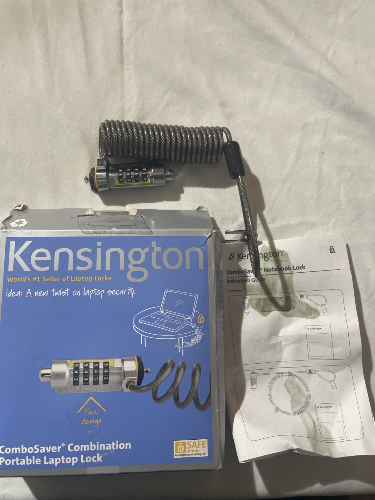 Kensington ComboSaver Combination Notebook Computer Lock ULTRA Code In Box!