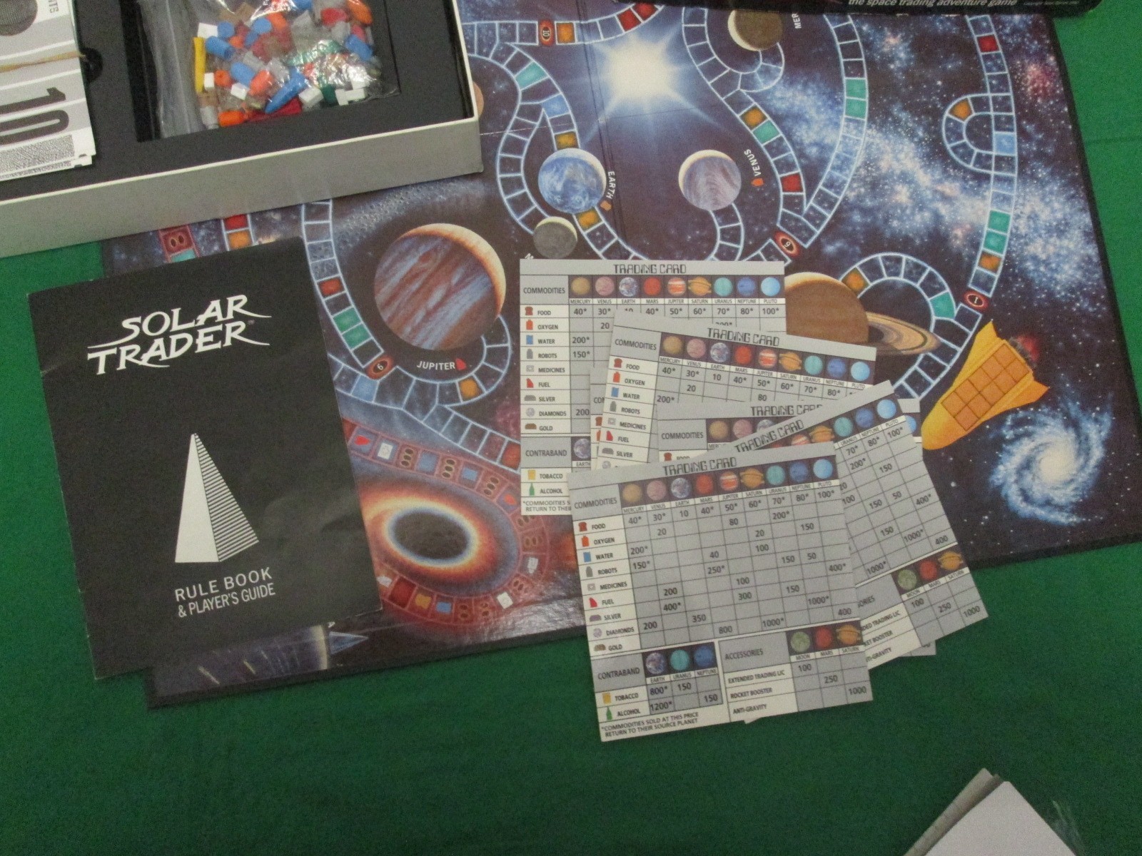 SOLAR TRADER - 1990 SOLAR GAMES - BOX SET - COMPLETE