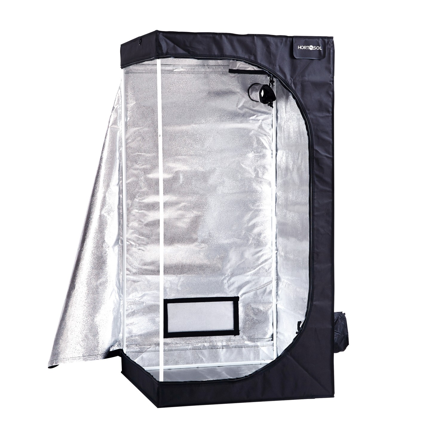 80x80x160 cm HORTOSOL Grow Tent Indoor Box Home Mylar Room Dark Hydro 0.8 1.6 m
