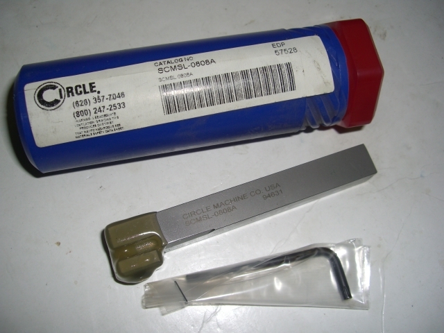 CIRCLE MACHINE SCMSL-0808A 3/8" 1-4797 Square Shk Grooving Tool Holder 57528 USA