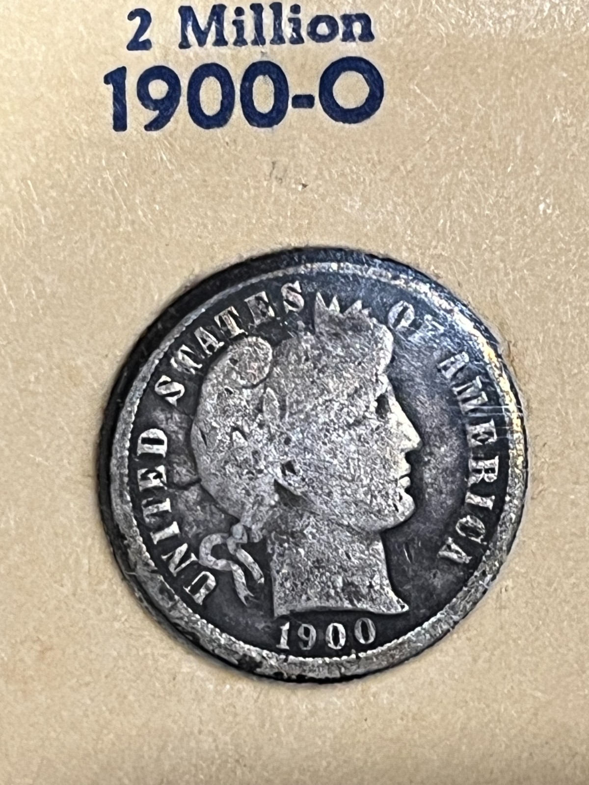 1900-O Barber Dime