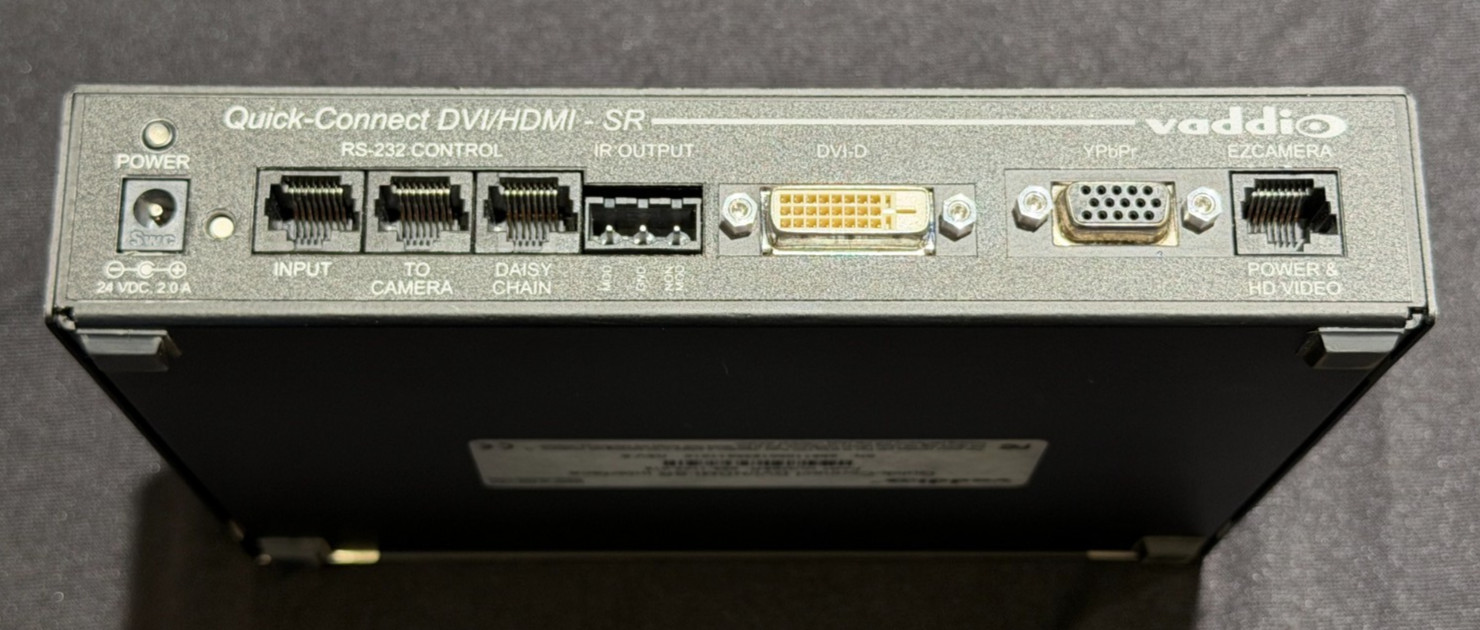 Vaddio Quick-Connect DVI/HDMI-SR Interface 998-1105-018 NICE!!!*