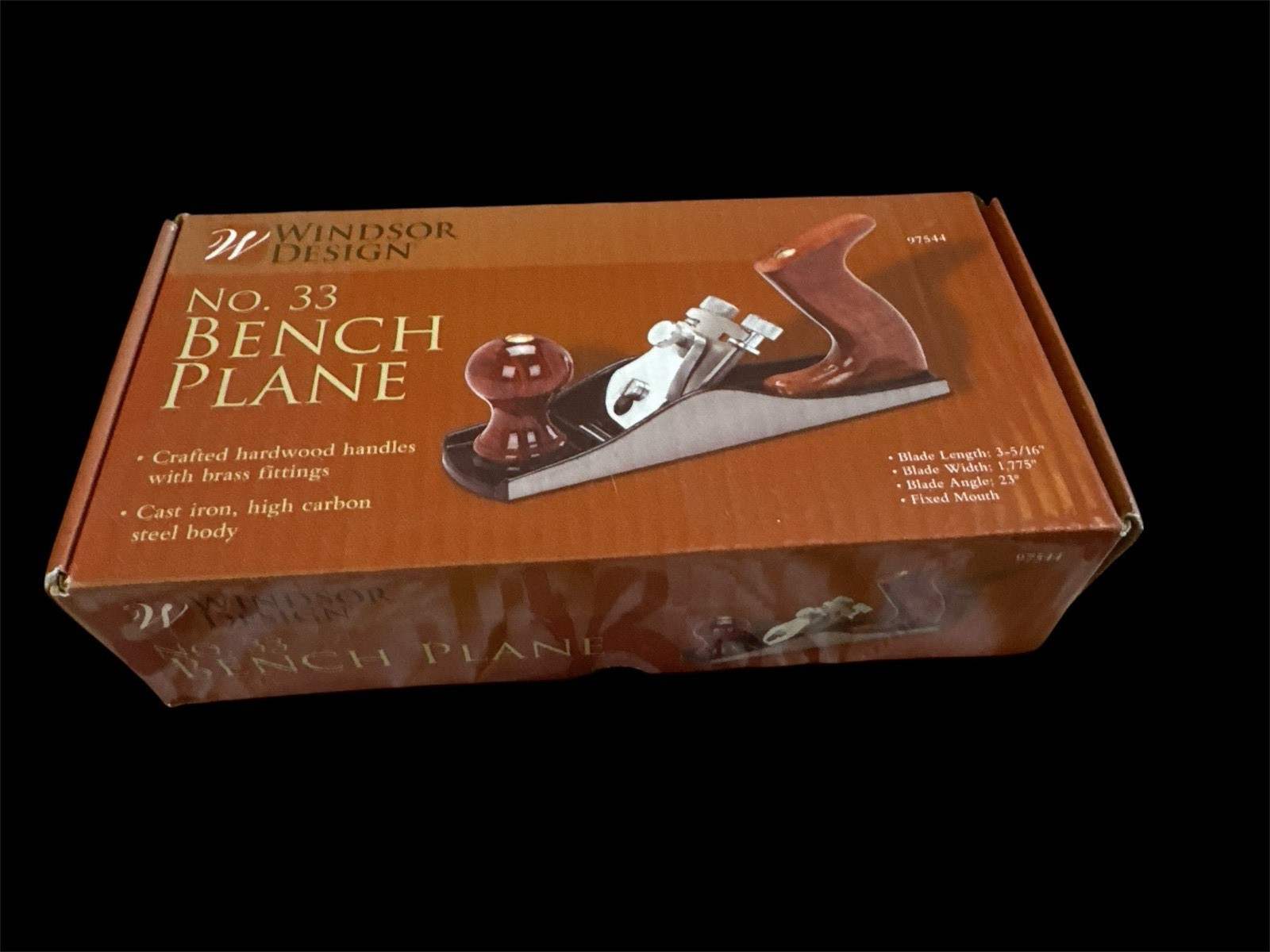 No. 33 Hand Wood Bench Plane Hardwood Handle Planer Shaver Adjustable Deep New