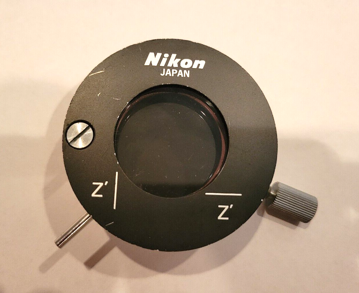 Nikon Microscope Light Lamp Shutter Filter Adapter