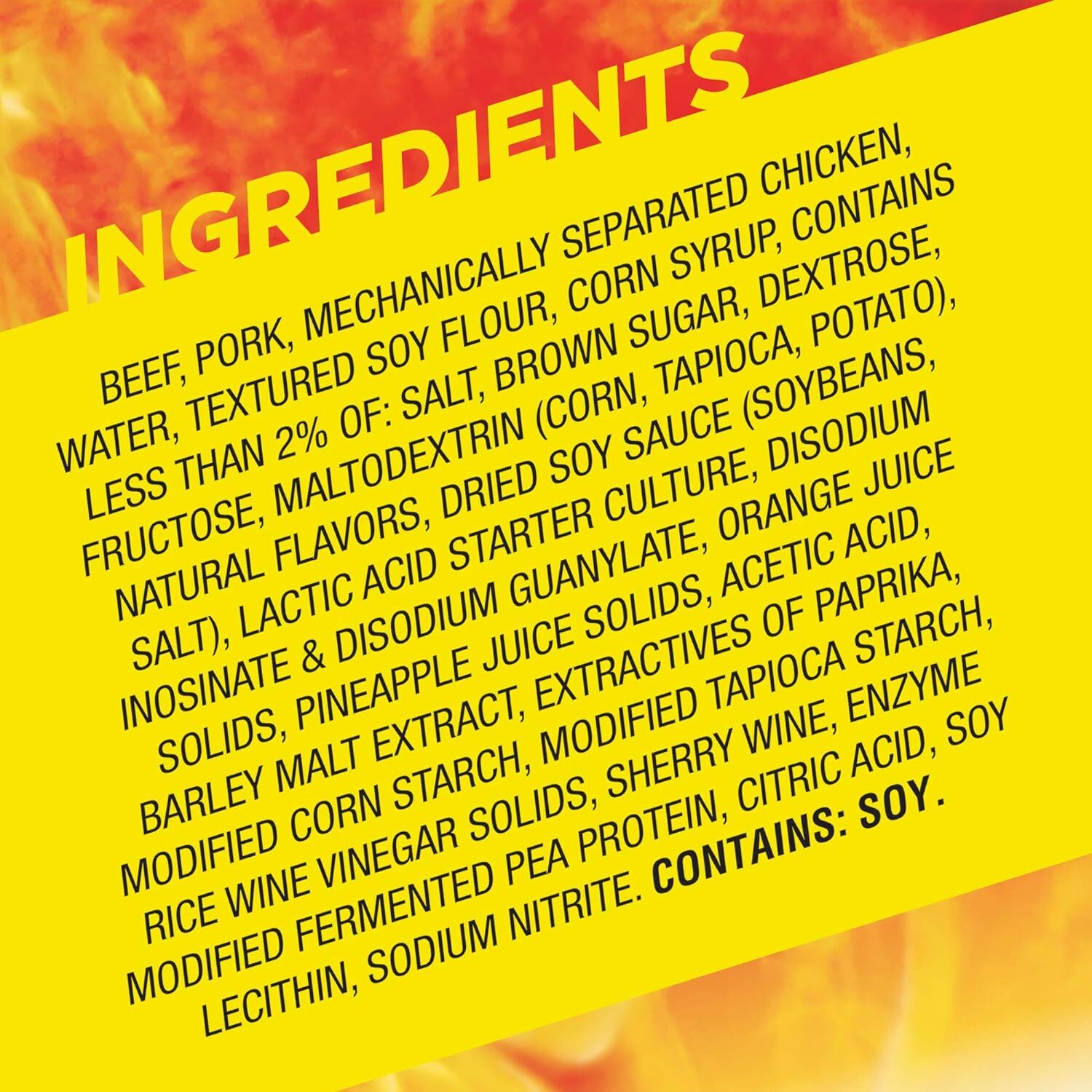 Slim Jim Monster Smoked Meat Stick, Teriyaki Seasoned, Packed with Protein, 1...