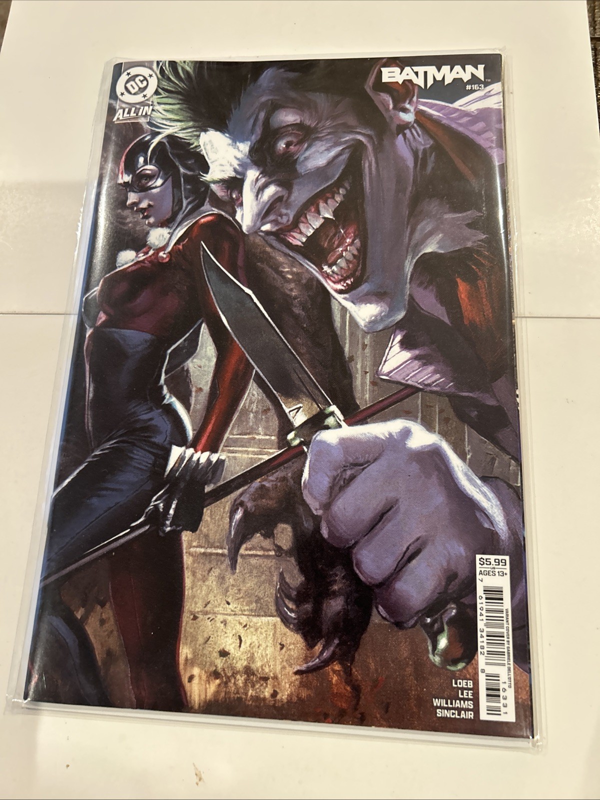 BATMAN #163 GABRIELE DELL OTTO CS VAR 5/27/26 HUSH PART 2 JOKER
