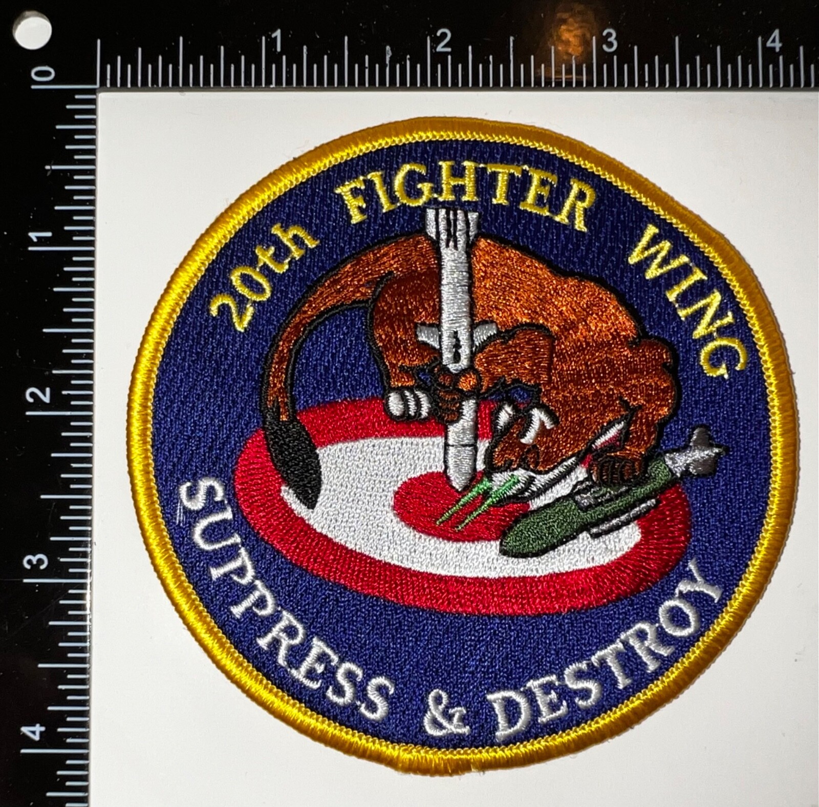 USAF 20th Fighter Wing Suppress & Destroy Patch