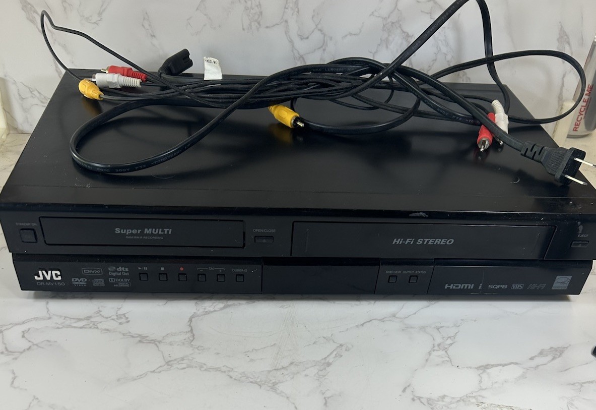 Vintage JVC DR-MV150B DVD VHS VIDEO RECORDER