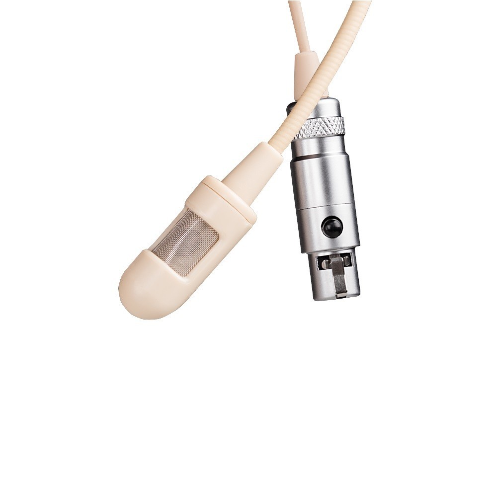 Cardioid Headworn Microphone Replacement for Shure Wireless Headset System Beige