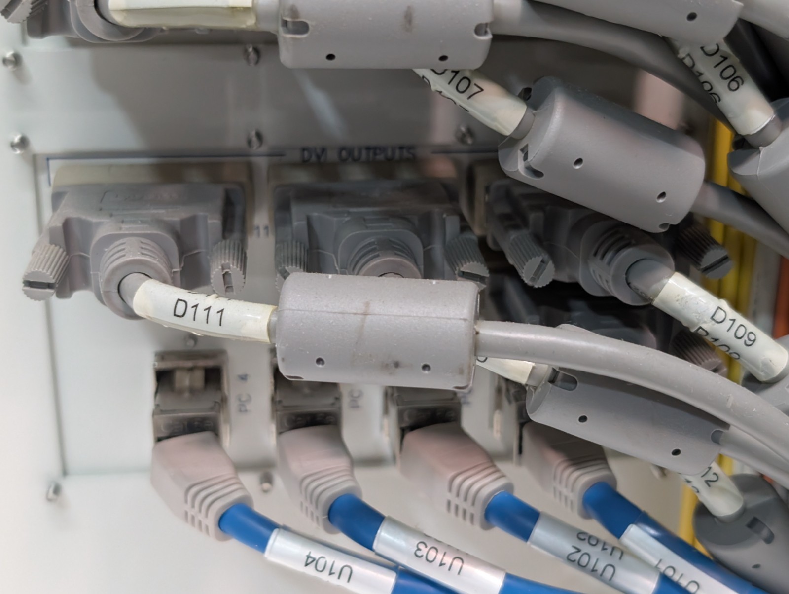 Custom Patch Panel Routing Junction from a Karl Storz OR1 Medical Operating Room