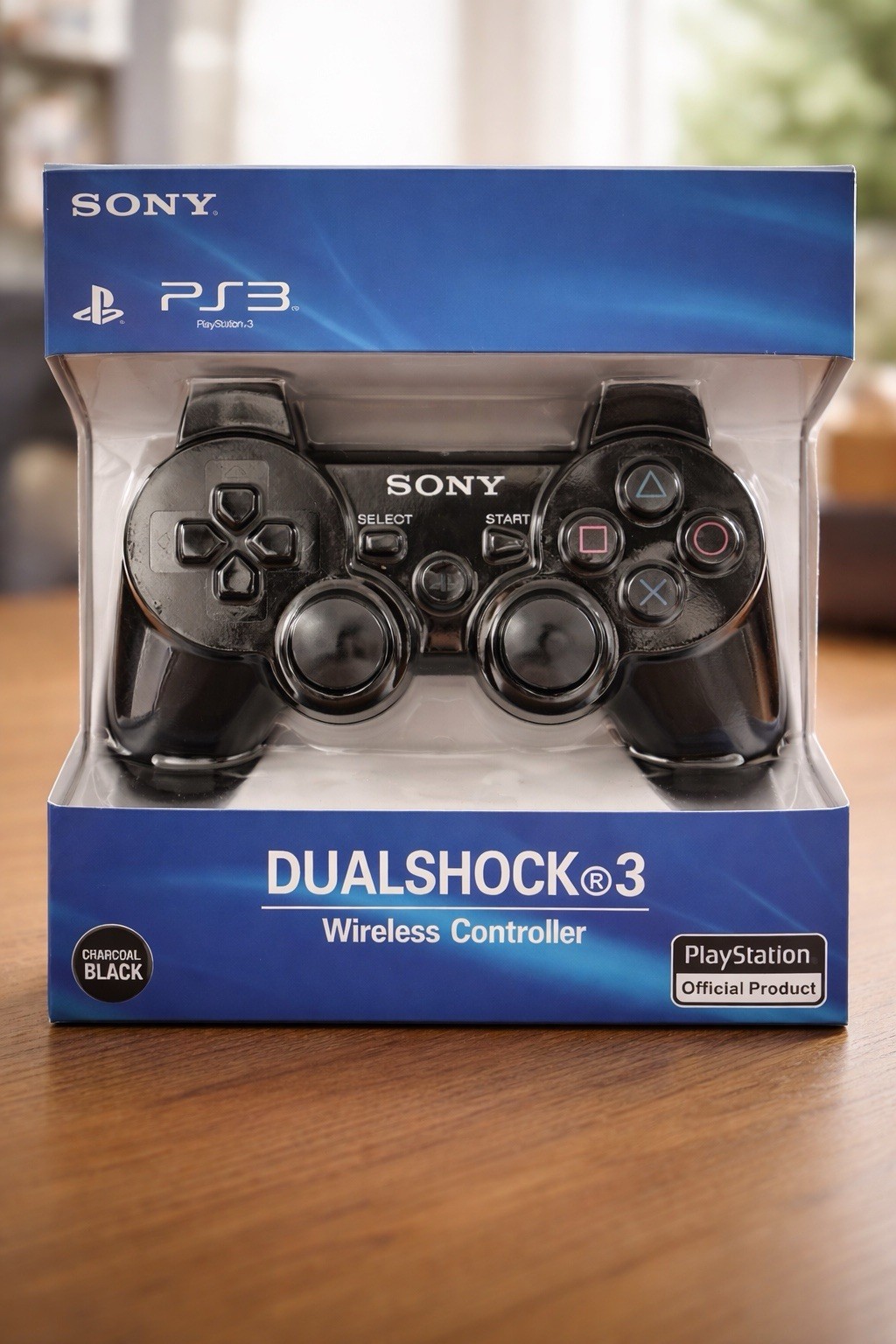 PS3 Wireless Controller Black Compatible DualShock Style Fast Response