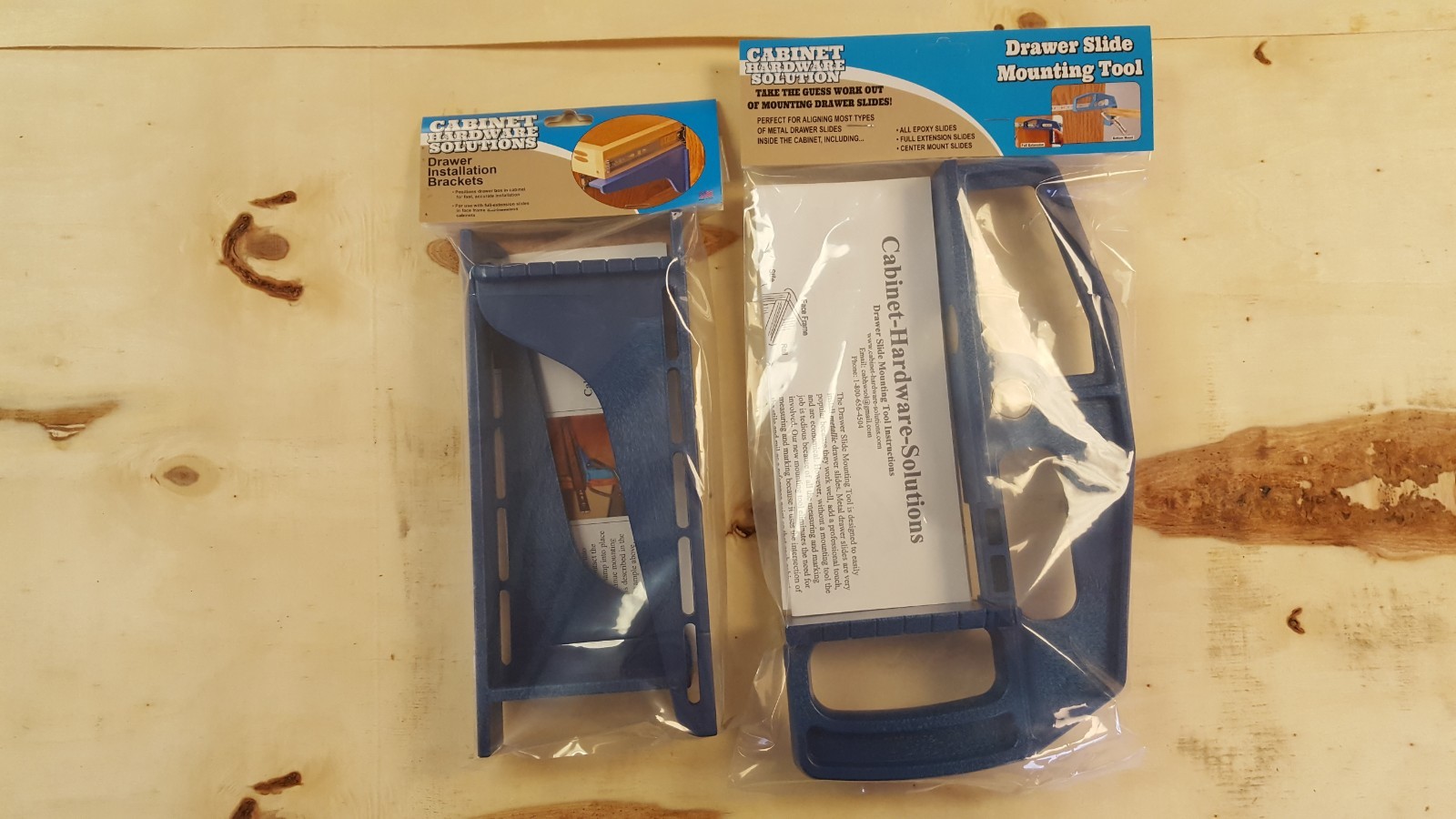 UNIVERSAL DRAWER SLIDE JIG PRO SERIES AND DRAWER BRACKETS RIGHT AND LEFT SET