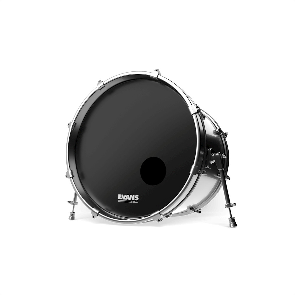 Evans EQ3 Onyx Resonant Bass Drum Head - 22"