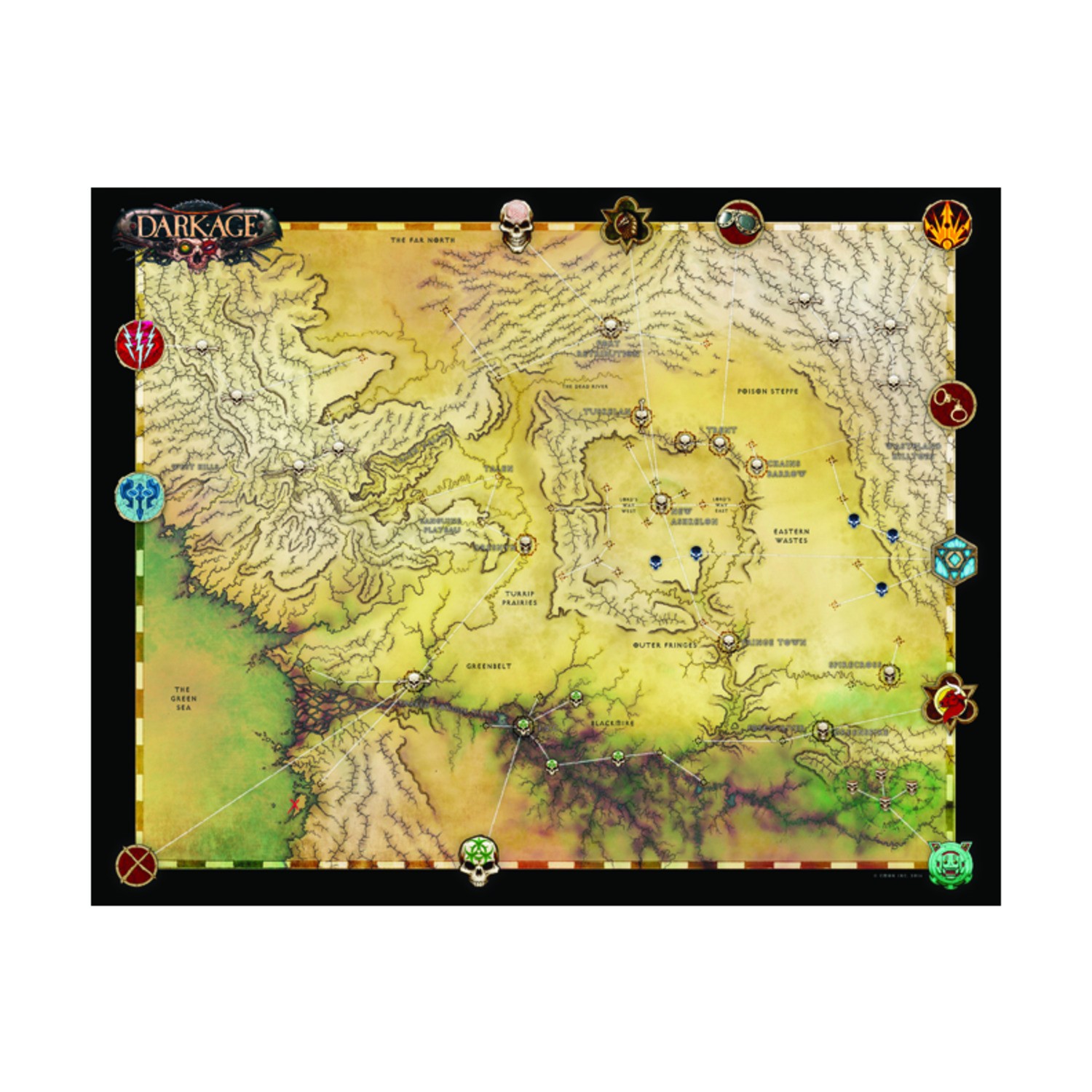 Dark Age Games Dark Age Map of Samaria Bag New