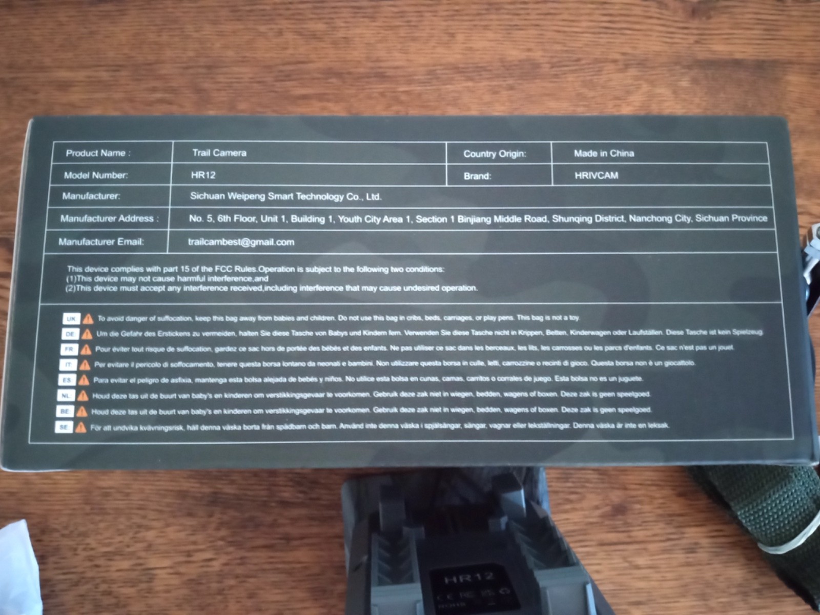 Solar Trail Camera HRIVCAM 64GB