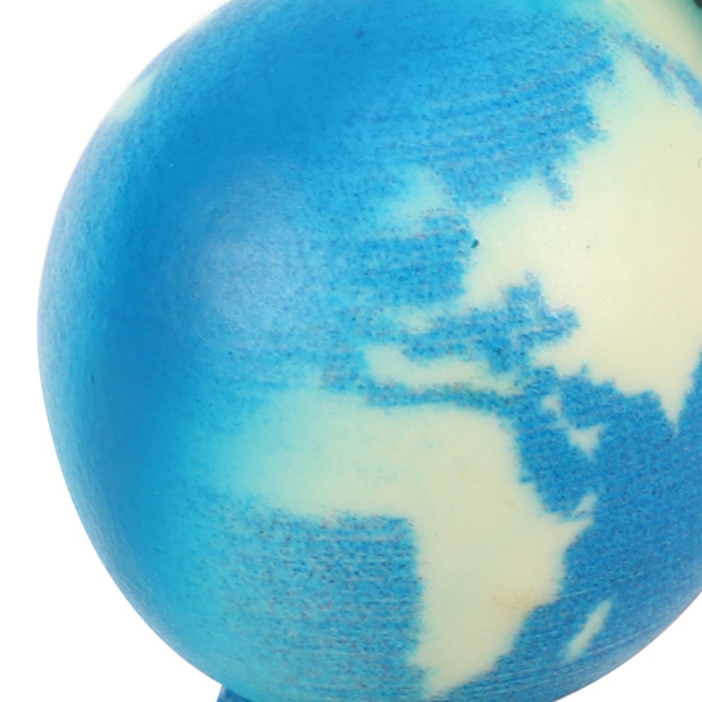 20Pcs Resin Mini Globes for Decor Sky Blue Tiny Globe for Office Desk