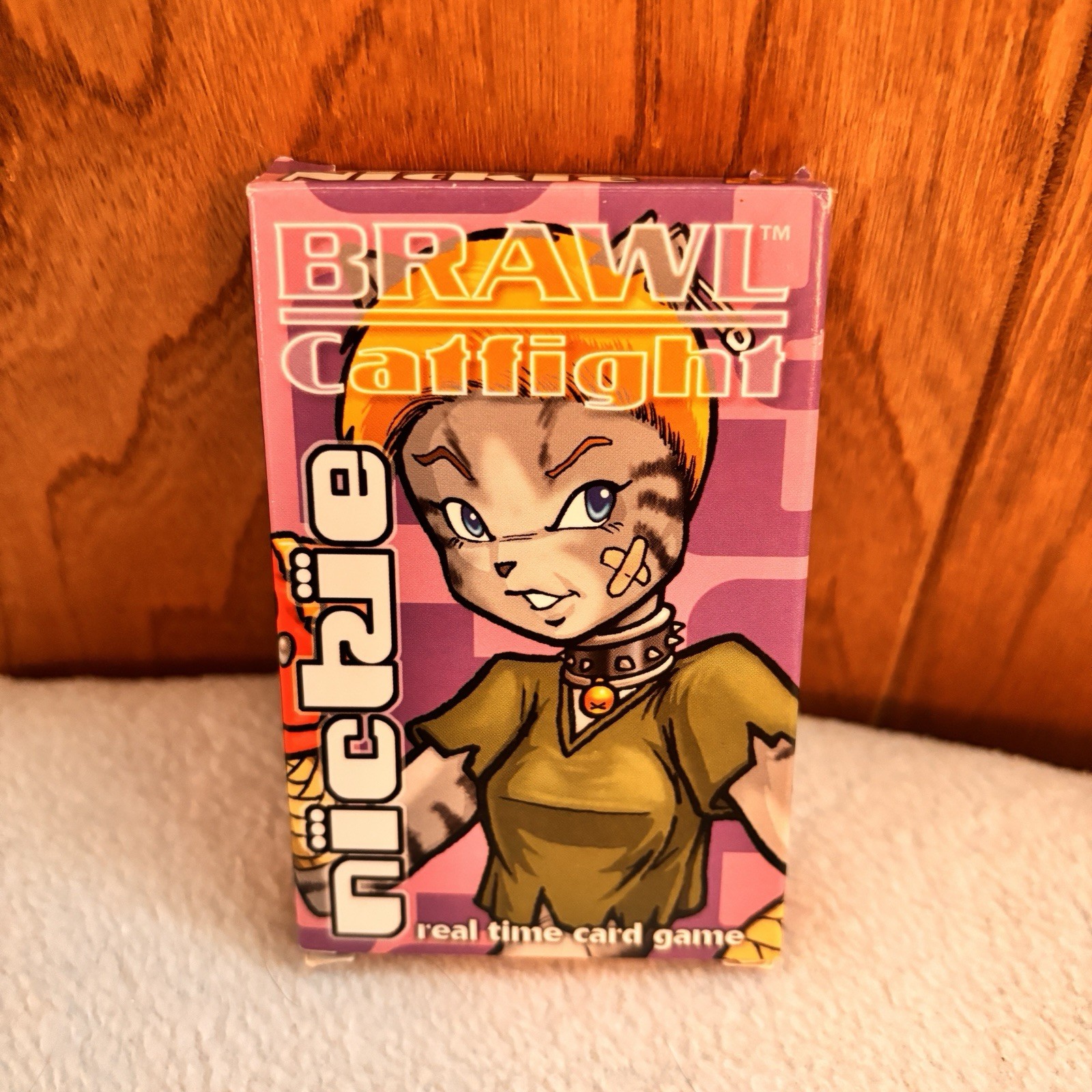 BRAWL Catfight Nickie Deck Card Game Preowned Anime Collectible Complete
