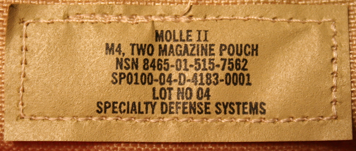 QTY (1) NEW Double Mag Pouch Desert Camo DCU Molle 2 Magazine Pouch US Military