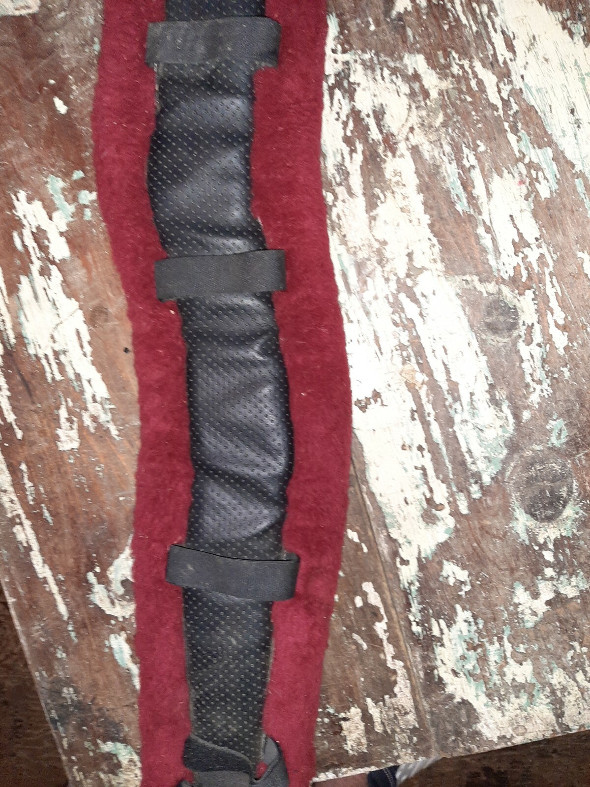 Girth Strap Cover Sleeve Cinch Horse Red