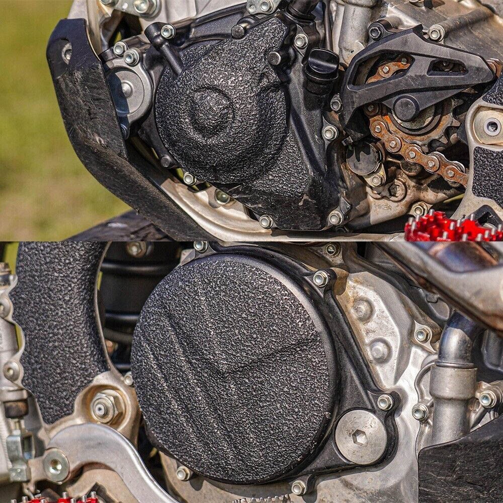 Black Engine Guards 2017-2025 Honda CRF450 Cover Grip Tape CRF 450 CRF450R