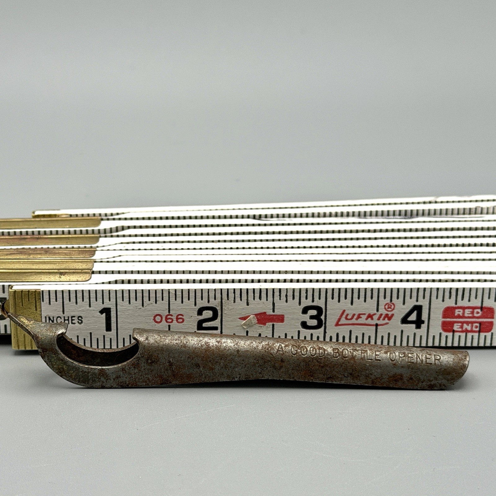 Vintage O! Shucks A Good Bottle Opener Metal Bottle Can Opener 4.25”