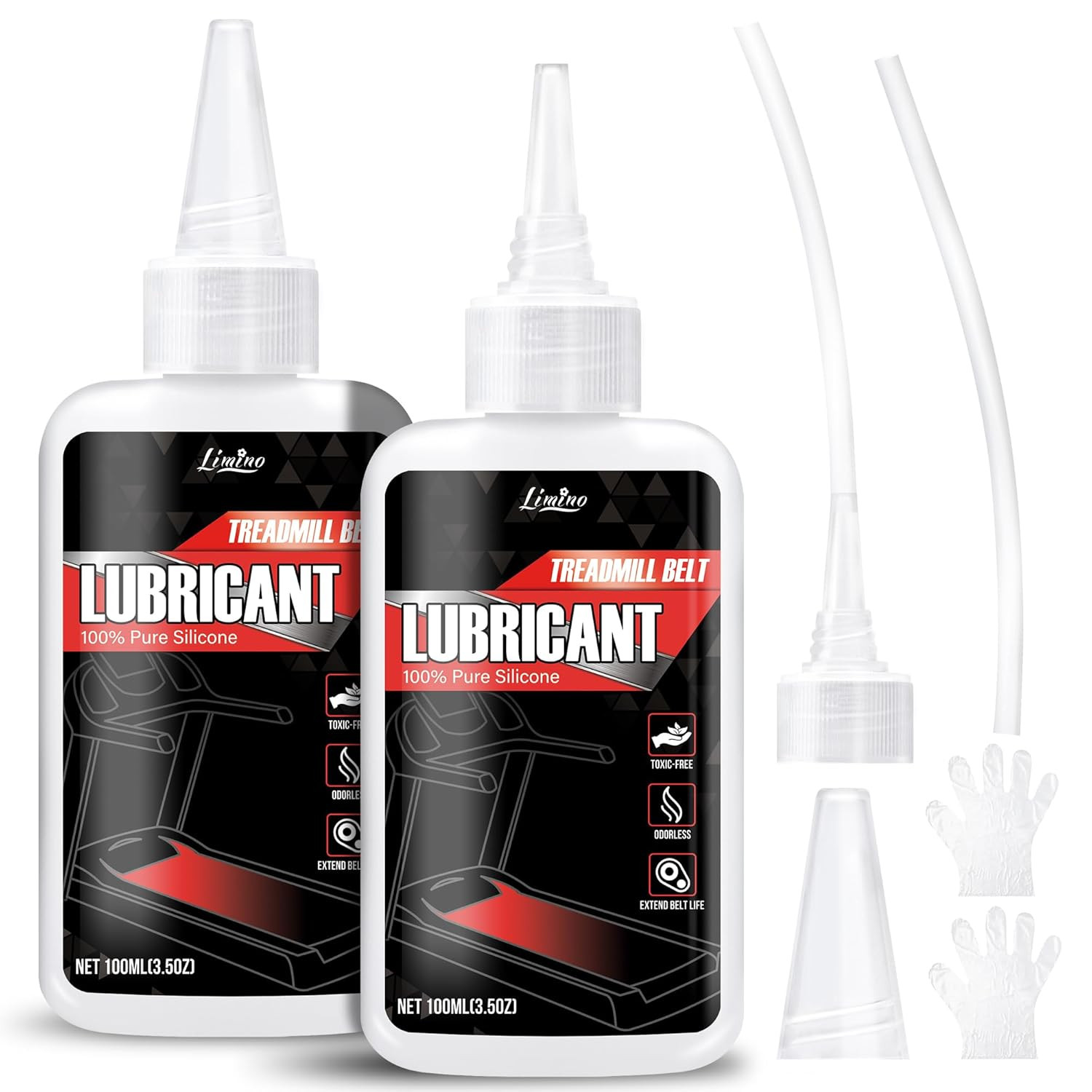 Treadmill Lubricant for Belt - 100% Pure Silicone Treadmill Oil, Fitness Equipme