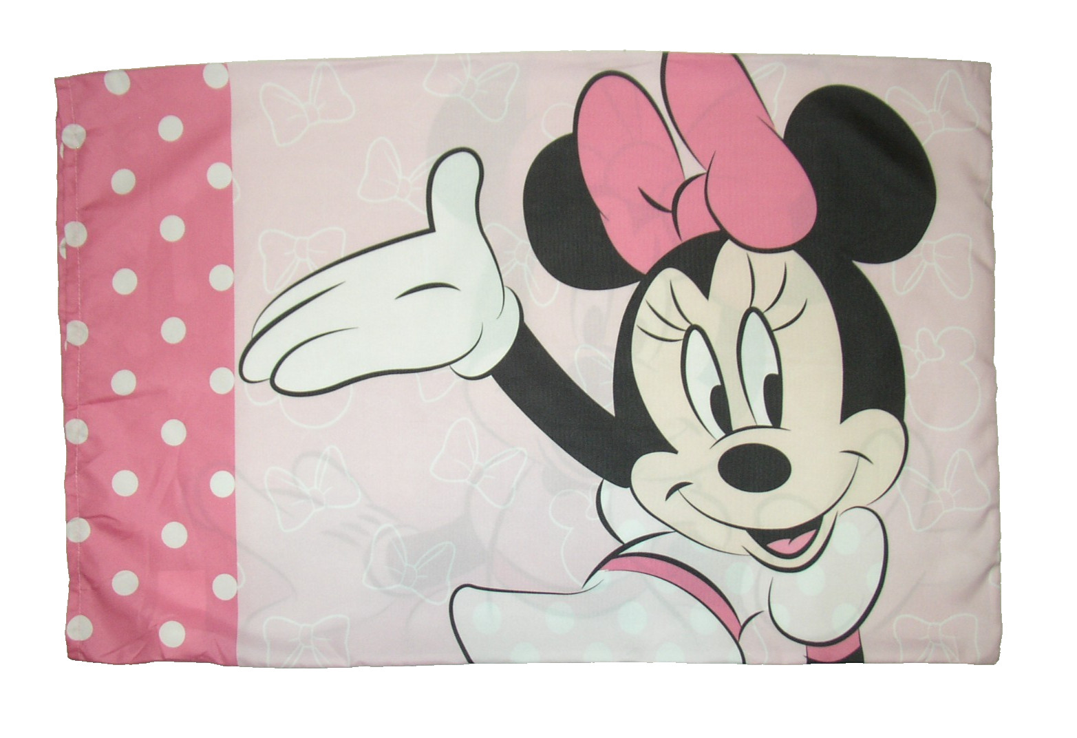 Disney Junior Minnie Mouse Pillowcase Pillow Case Double Sided Polyester