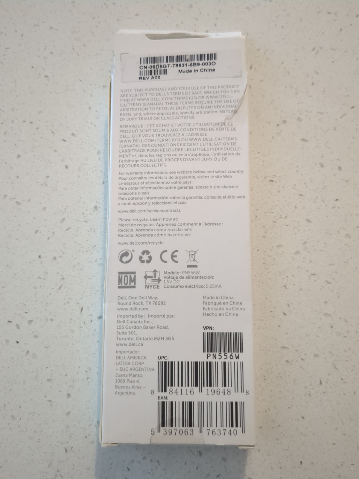 DELL Active Pen Stylet Actif PN556W NEW IN BOX