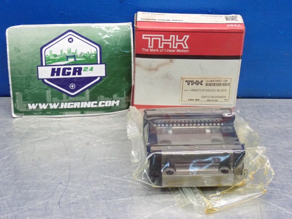 THK HRW27CA1SSGK LINEAR GUIDE BLOCK 42mm RAIL, 80mm WIDE x 72.8mm LONG, LOAD