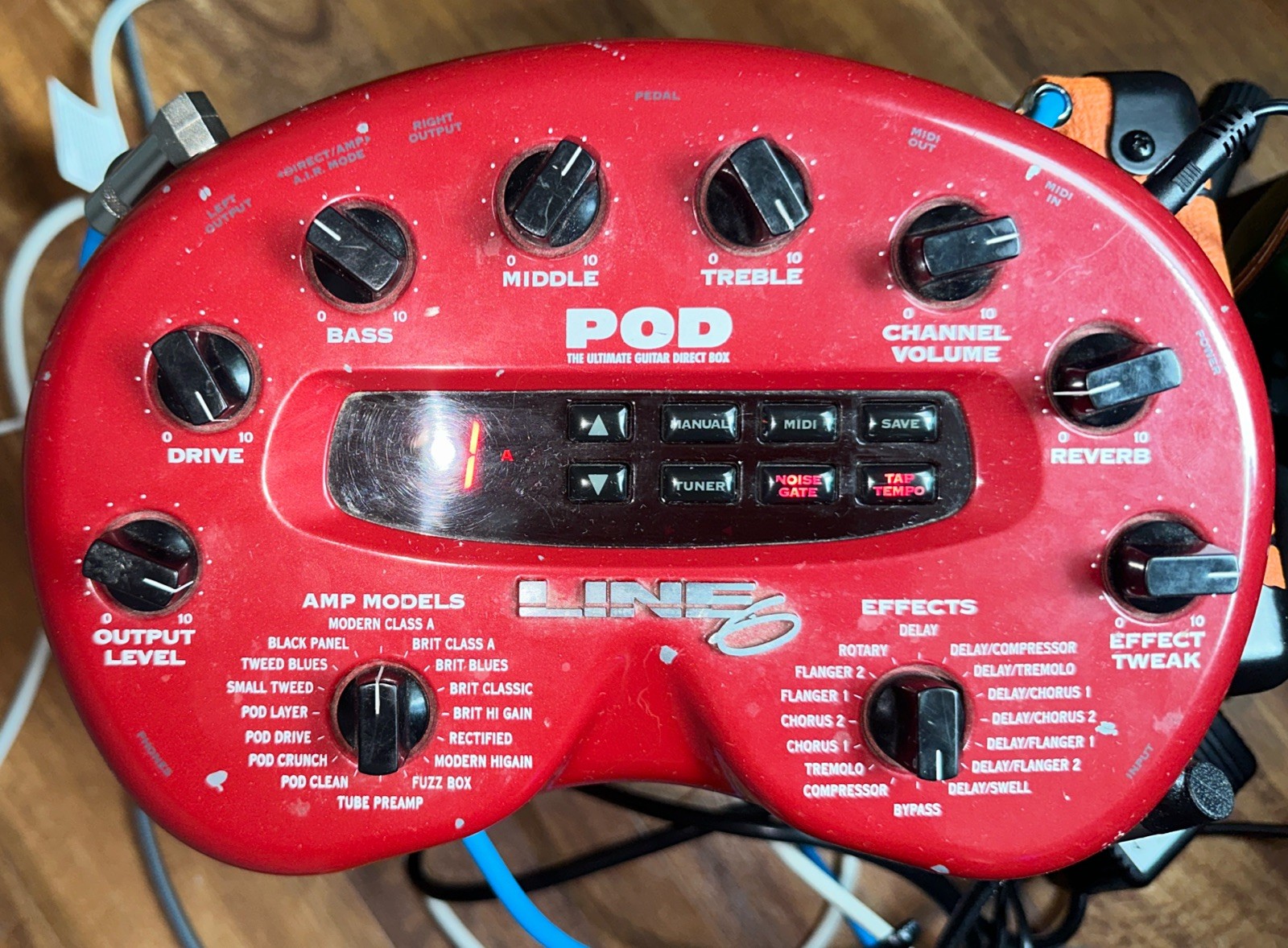 Line 6 POD 2.0 Guitar Amp Modeler Multi Effects