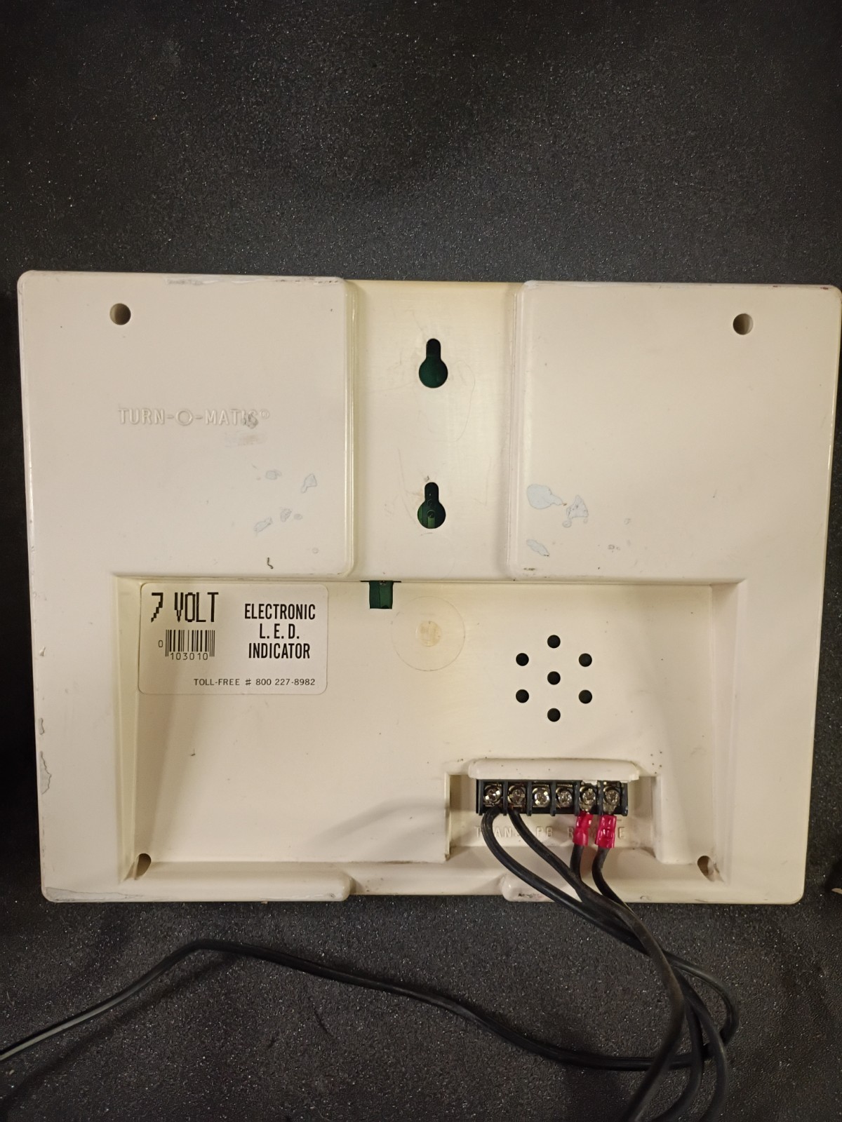 Turn-O-Matic Vintage Display 7 volt Electronic L.E.D. Indicator