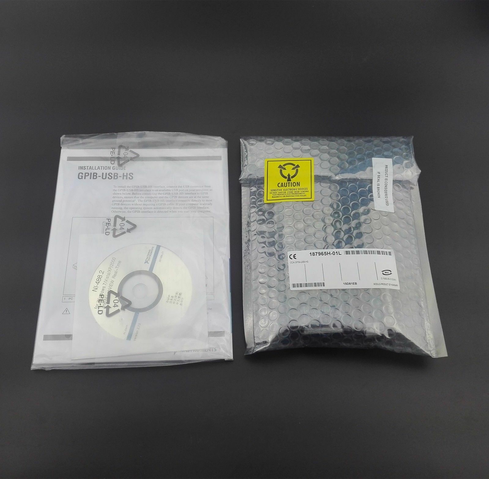 4PCS GPIB-USB-HS Interface Adapter IEEE 488
