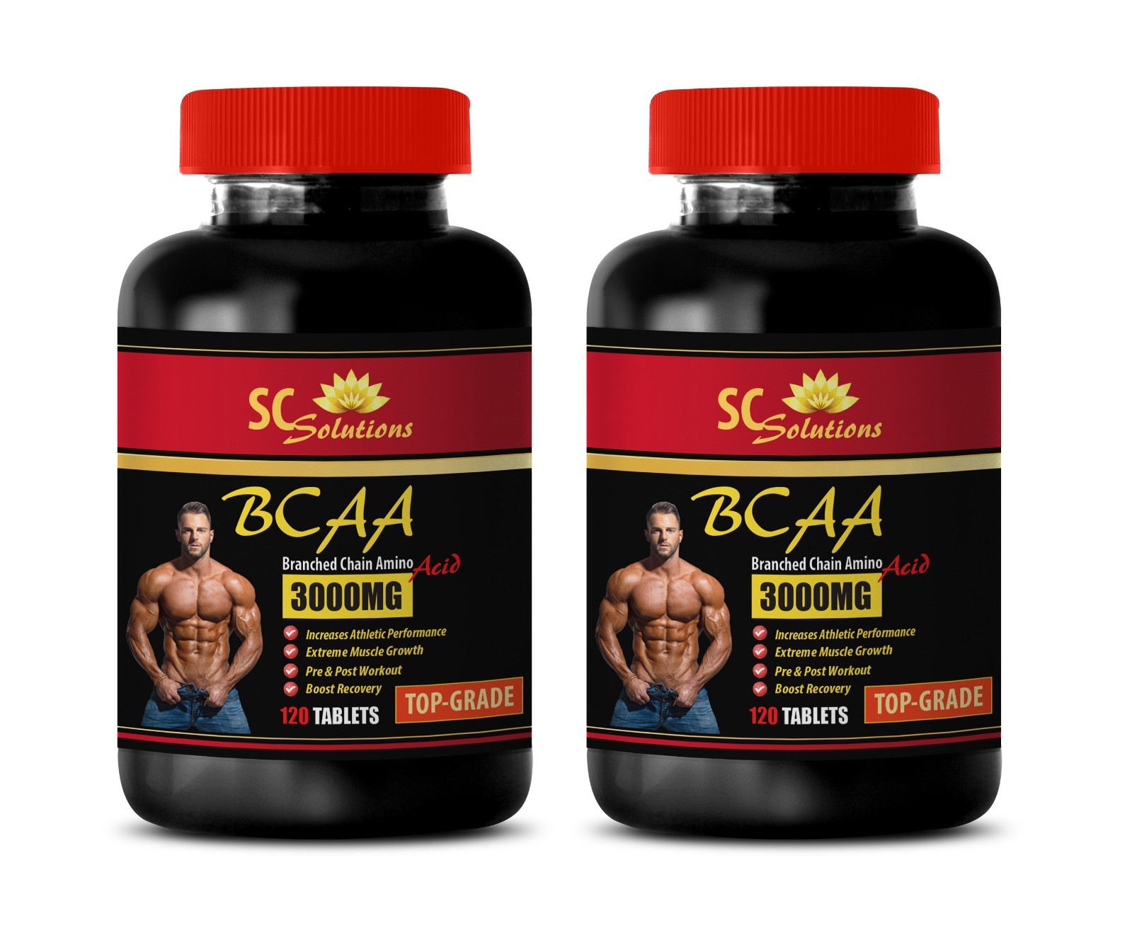 amino acid supplement - TOP GRADE BCAA 3000mg - L-Valine supplement 2B