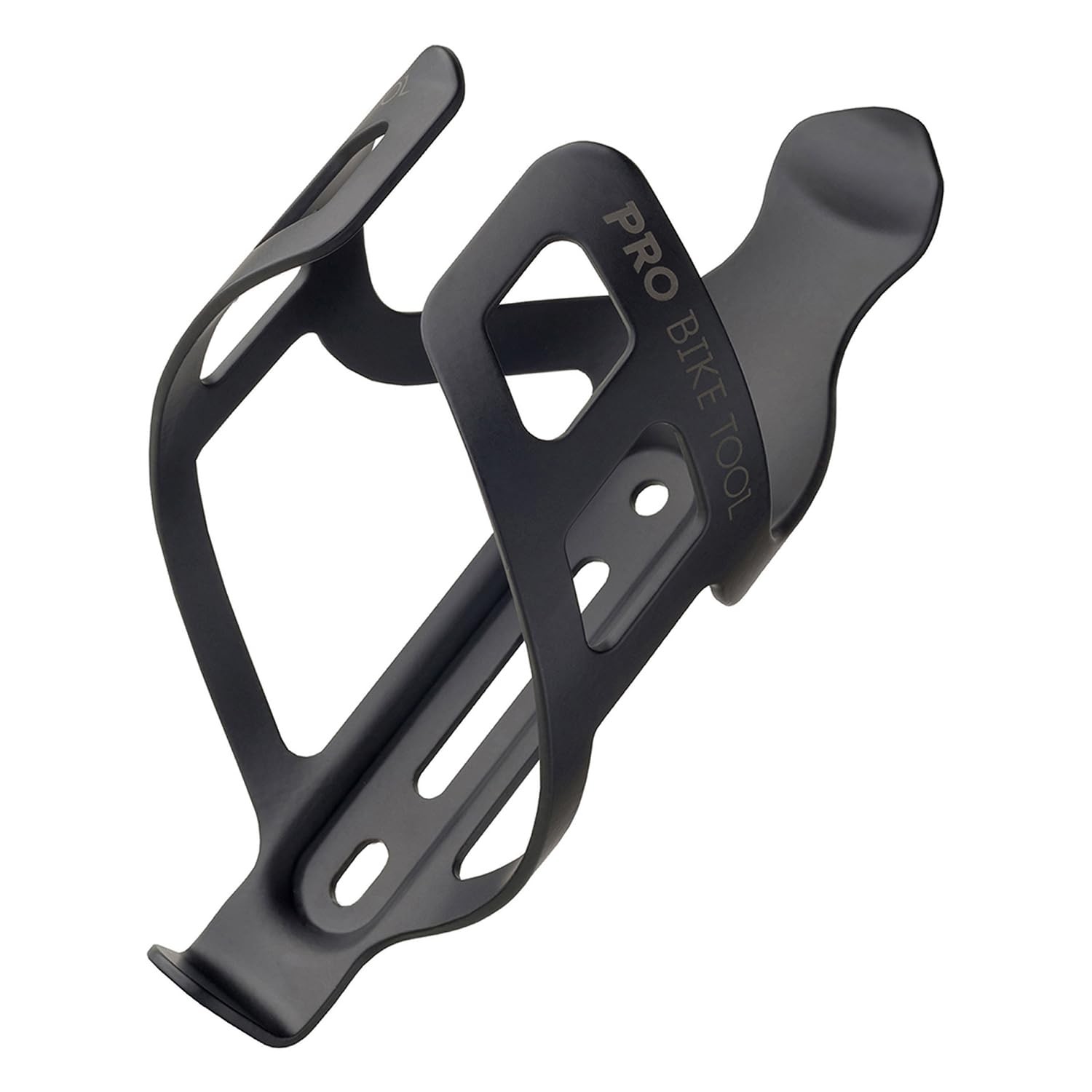 PRO BIKE TOOL Bike Water Bottle Holder - Lightweight and Strong Matte Black
