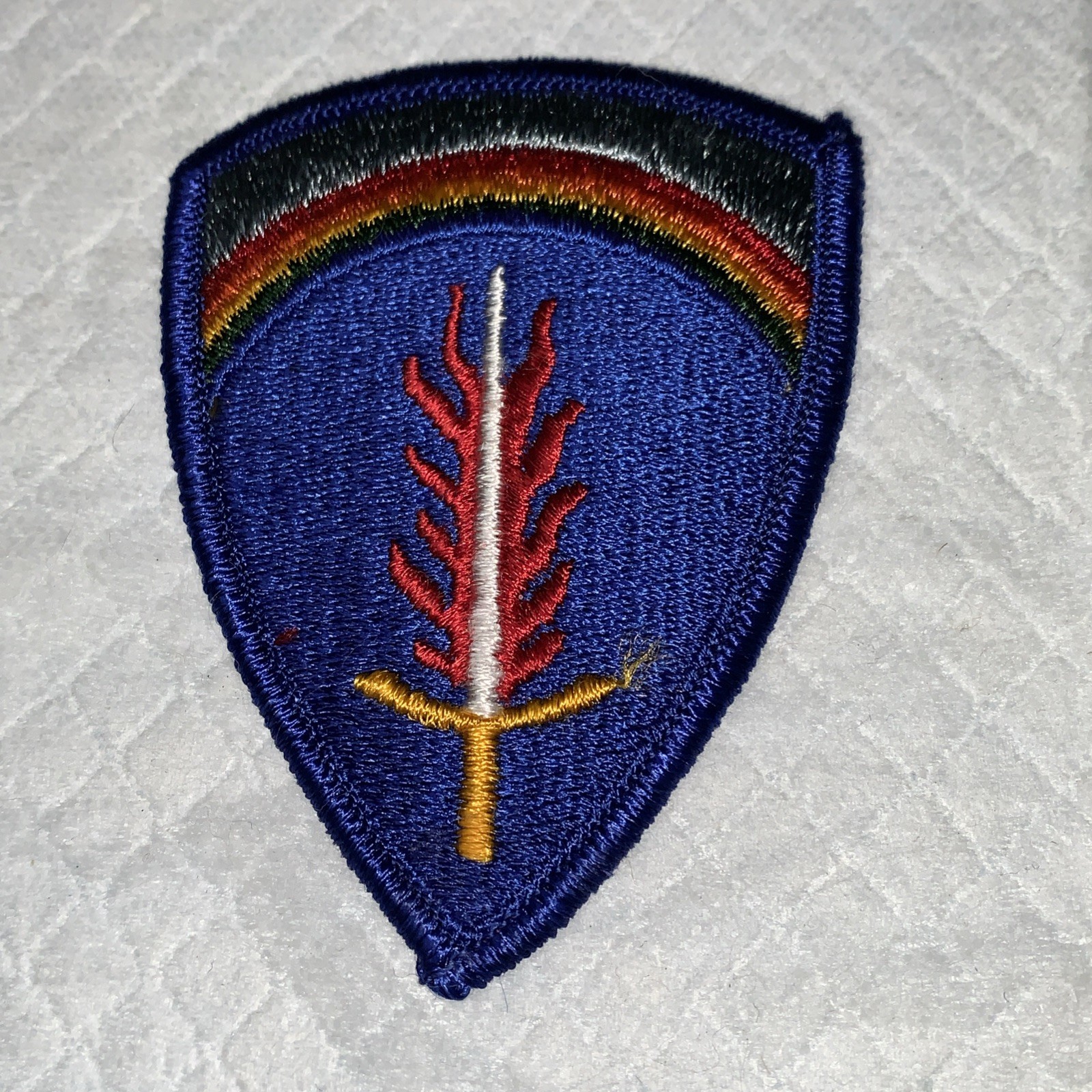 US Army Europe SSI patch full color merrowed edge #318