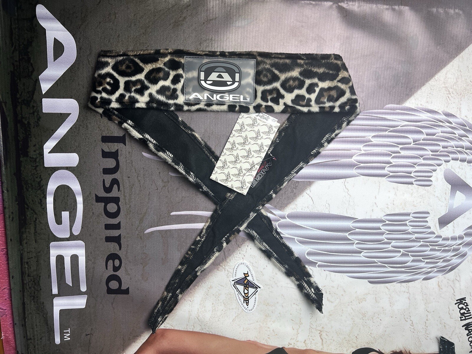 WDP Angel Bunkerking Joy Division Snow Leopard Paintball Headband