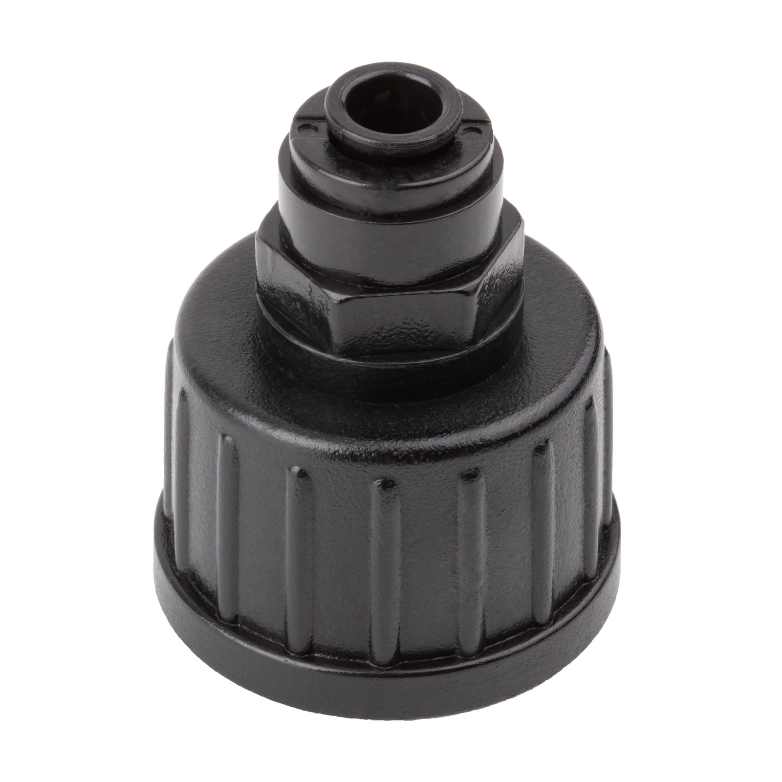 Drip Depot Press Fit 1/4" Tubing x 3/4" Hose Thread Adapter