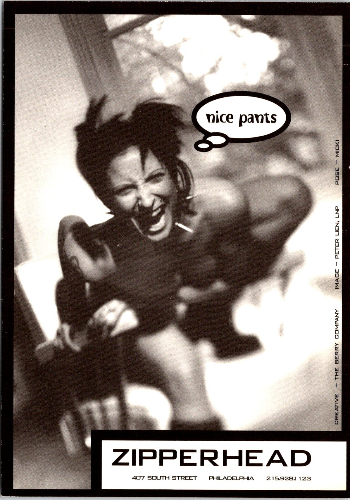 Postcard Zipperhead Nice Pants! Philadelphia Pa Advertising C126