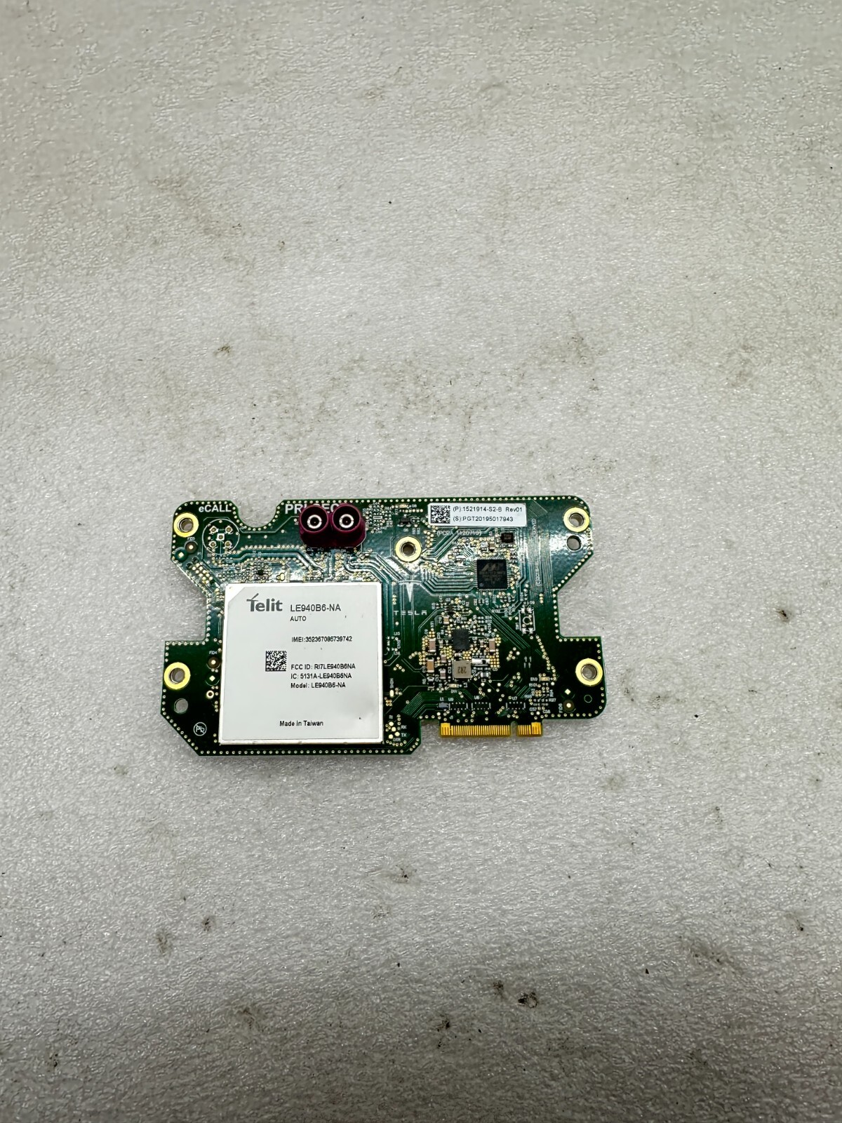 💎OEM 2016-24 Tesla S 3 X Y Connectivity Card LTE modem LE940B6-NA 1521914-S2-B