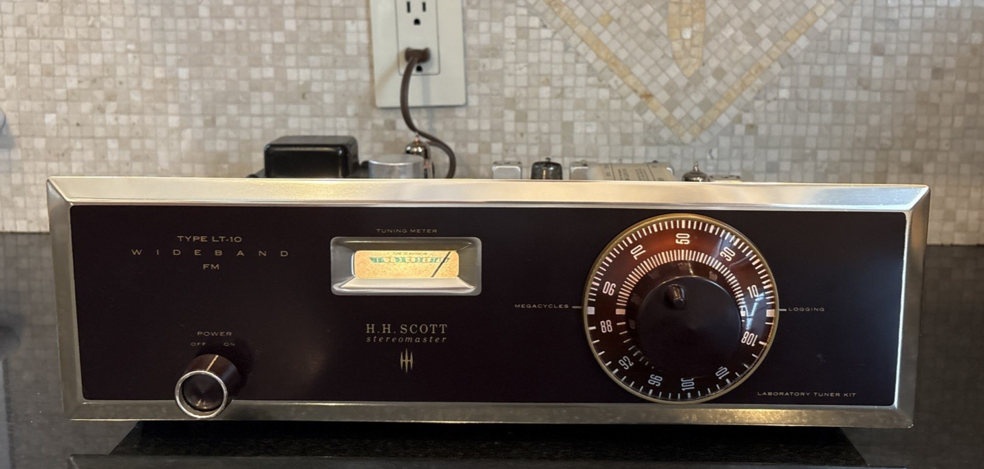 Scott LT-10 Wideband FM Tube Stereomaster Tuner perfect working condition