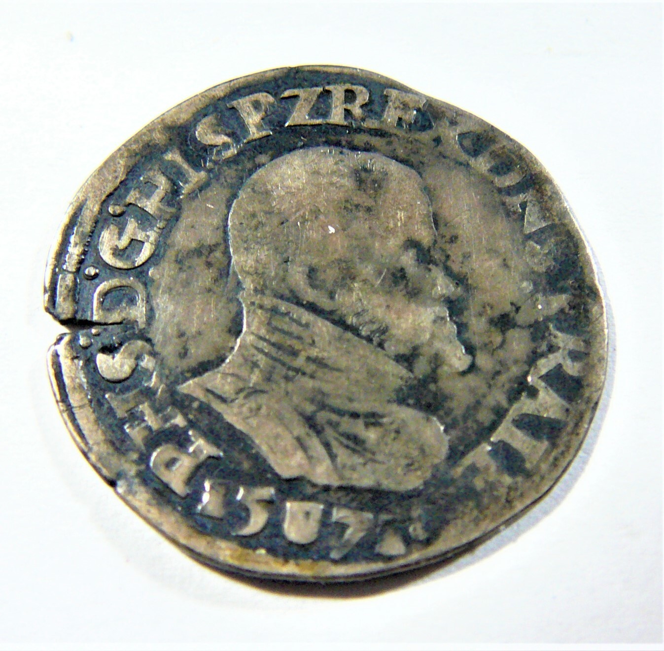 Spanish Netherlands 1571 ⅕ Philipsdaalder - Philip II
