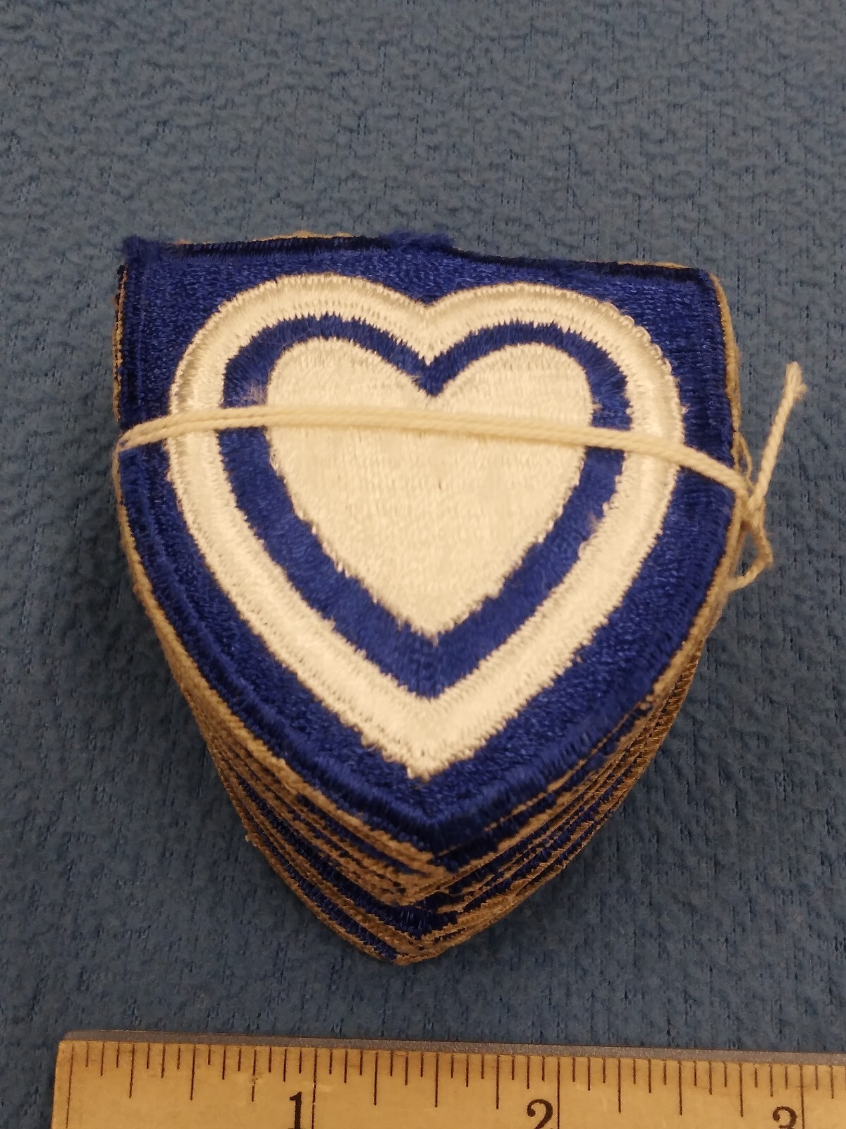 BUNDLE OF 20 - WWII ORIGINAL US ARMY 24th CORPS PATCHES -  NOS