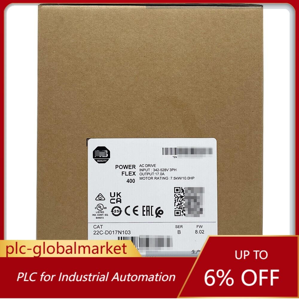 New Factory Sealed Allen-Bradley 22C-D017N103 POWERFLEX 400 22CD017N103