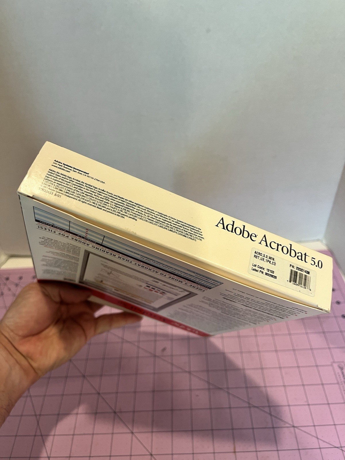 Adobe Acrobat 5.0 + Reader for PalmOS BIG BOX Windows XP 2000 RARE Complete