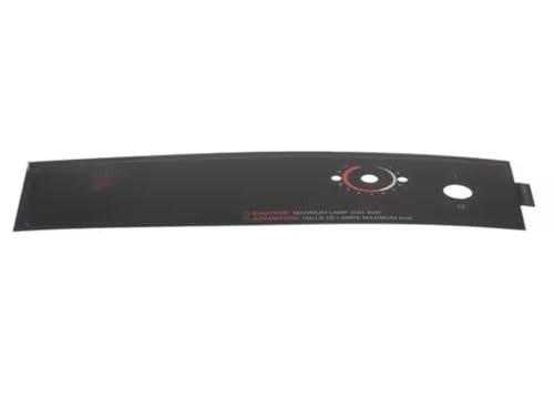 Fits Hatco  07.01.198.00 Overlay, Left Hand Control, Infra-Black Glow-Ray